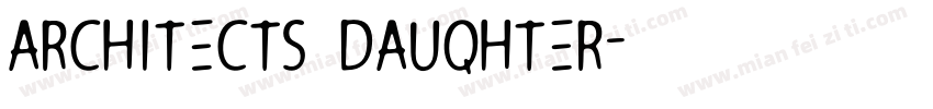 Architects Dauqhter字体转换